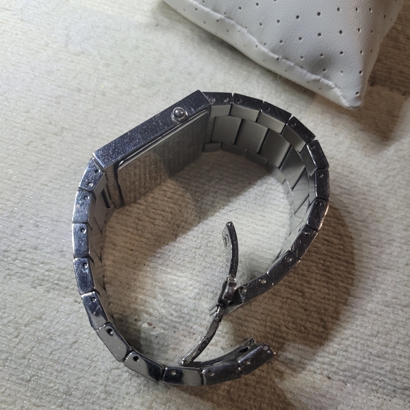 Vintage NIXON "The Chalet" Watch, Stainless Steel And Real Wood Inlays. - Picture 4 of 6